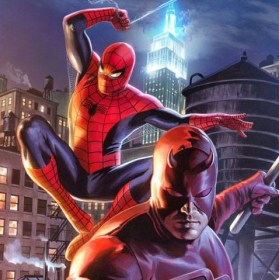 Daredevil & Spider-Man Marvel Art Print unframed by Sideshow Collectibles